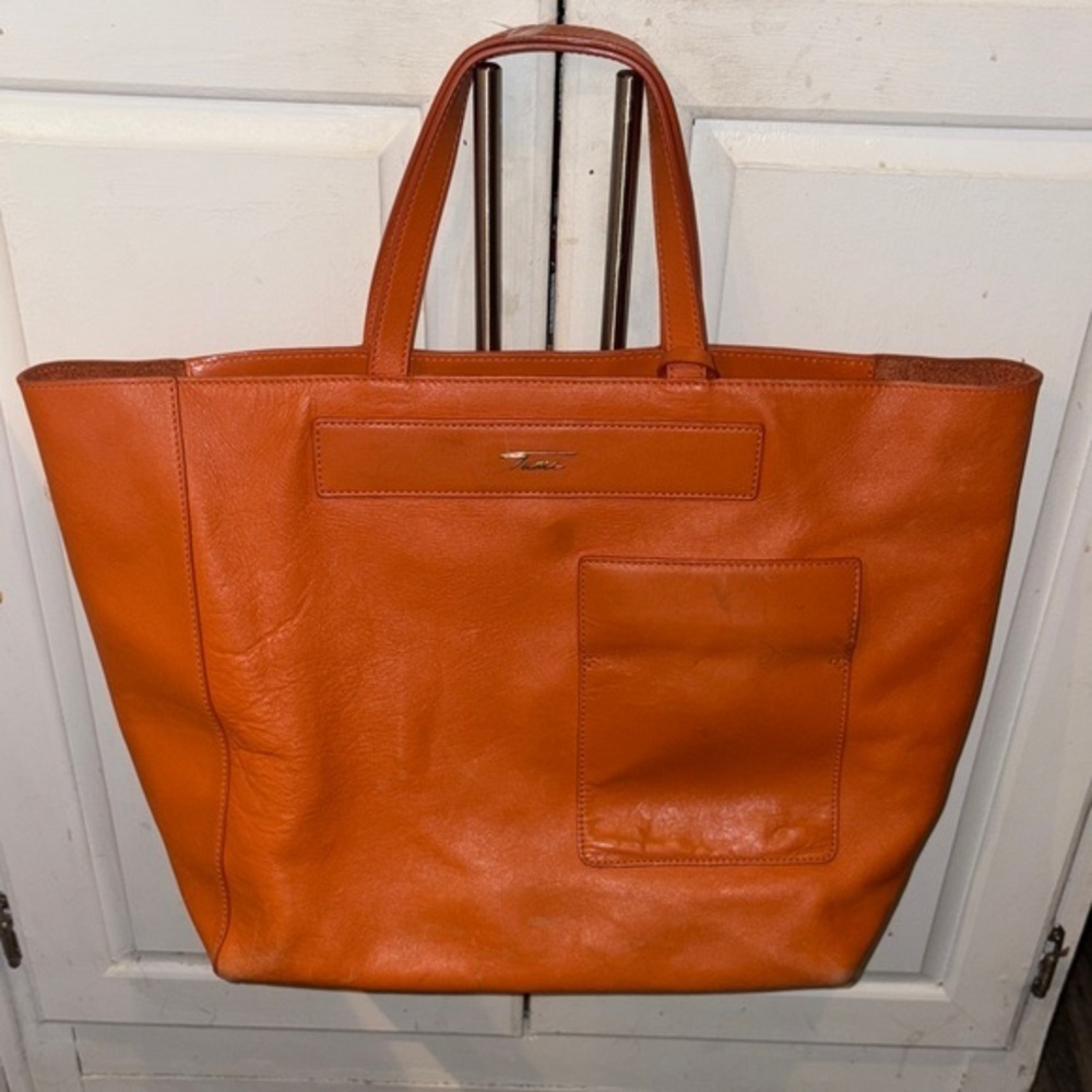 Vintage TUMI leather bag - beautiful piece !!! Rare !!!